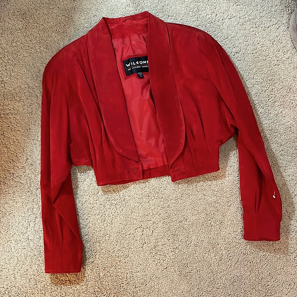 Wilson’s Leather cropped jacket